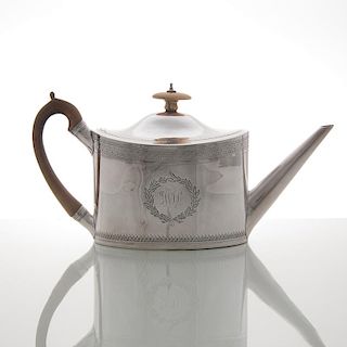 Georgian Sterling Teapot by Robert and David Hennell