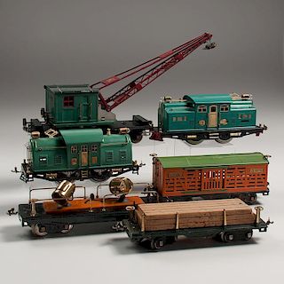 Lionel Pre-War Train Cars, Lot of Six