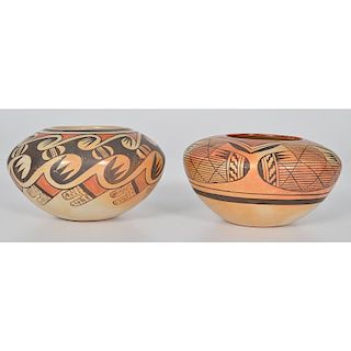 Elva Nampeyo (Hopi, 1926-1985) Pottery Jars