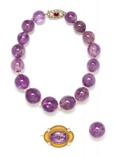 A Collection of Amethyst Jewelry,