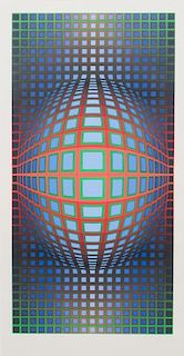 Victor Vasarely, (Hungarian, 1906-1997), Untitled