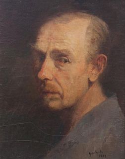 Gustav F. Goetsch, (Missouri, 1877-1969), Self Portrait, 1923