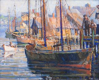 Bernard Peters, (Missouri, 1893-1949), Gloucester Docks