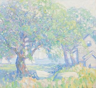 Frank Nuderscher, (Missouri, 1880-1959), Summer Landscape