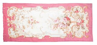 An Aubusson Style Needlepoint Tapestry 102 x 46 inches.