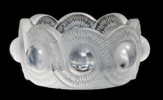 A Lalique Circular Dish Diameter 4 inches.