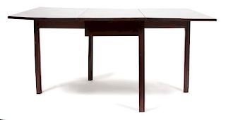 An English Drop-Leaf Table Height 28 x width 42 x depth 20 inches. (Leaf 20 inches.)