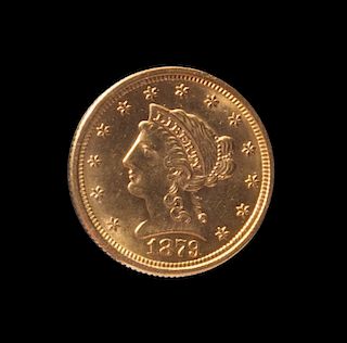 A United States 1879 Liberty Head $2.50 Gold Coin