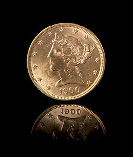 A United States 1900 Liberty Head $5 Gold Coin