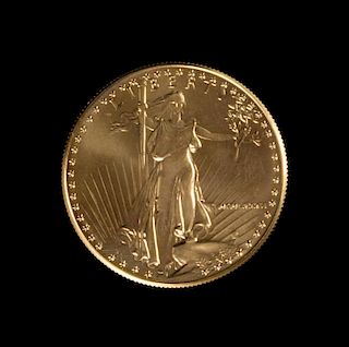 A United States 1986 Gold Eagle $50 Gold Coin