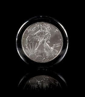 A United States 2012 Silver Eagle $1 Round