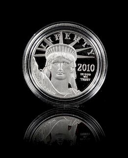 A United States 2010 American Eagle: Preamble Series 1 Oz. Platinum Coin