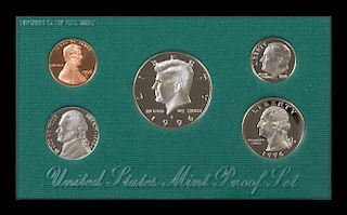 Two Groups of United States Mint Proof Sets