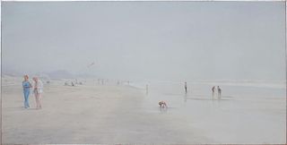 WILLARD DIXON (b. 1942): BEACH SCENE
