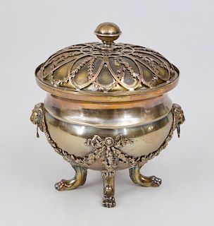 CONTINENTAL SILVER-PLATED BOX AND COVER