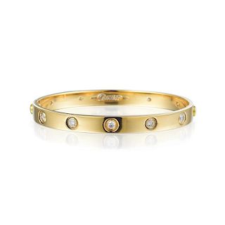 Cartier Diamond and Gold Love Bracelet