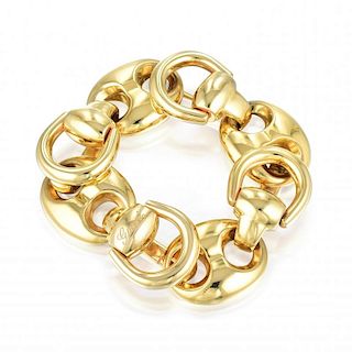 Gucci Grande Marina and Horsebit Gold Bracelet