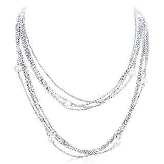 David Yurman Pearl Silver Necklace