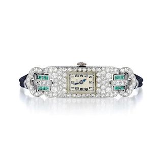 Gruen Art Deco Diamond Ladies Watch