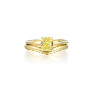 Tiffany & Co. Fancy Intense Yellow Diamond Wedding Set