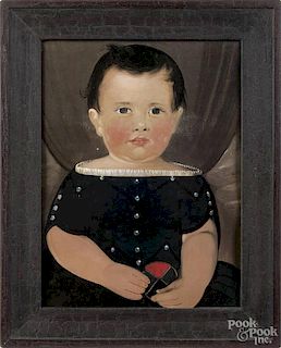 Contemporary lithograph of a child, 15 1/2'' x 11 1/2''.