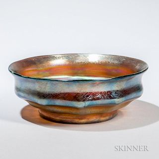Tiffany Gold Favrile Bowl