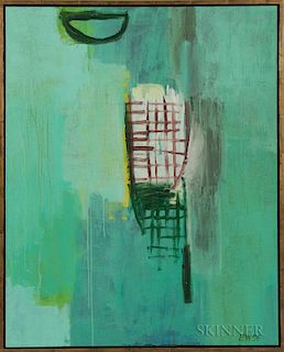 Evert Witte (Dutch/American, b. 1951)  Untitled Painting (Green)