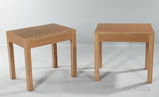 Pair of Minic Custom Woodwork Tables