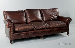 George Smith Leather Couch