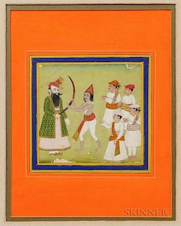 Mughal-style Miniature Painting 小型绘画