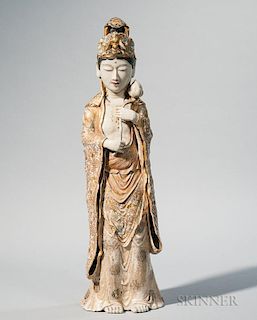 Satsuma Figure of Kannon 日式人物像