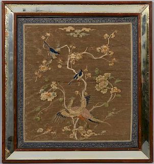 Qing Chinese Silk Embroidery