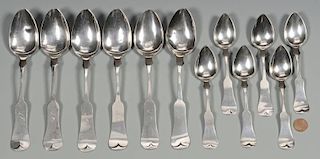 12 Miller Paducah KY Coin Silver Spoons