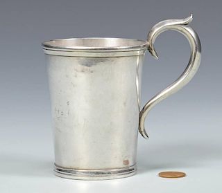 Nashville Coin Silver Mug, J.S. Britton or Britain