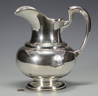 Mississippi Coin Silver Water Pitcher