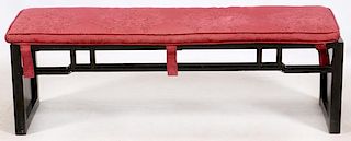 CHINESE LACQUERED BENCH
