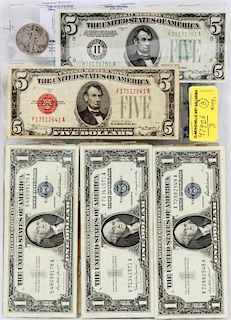 U.S. NOTES FEDERAL RESERVE CERTIFICATES $10 $5