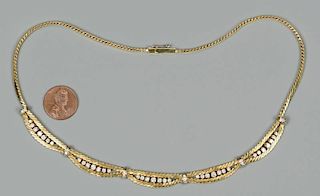 18k Diamond Necklace, 1.88 cts