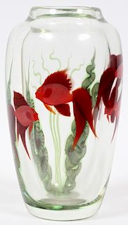 ORIENT AND FLUME ART GLASS VASE