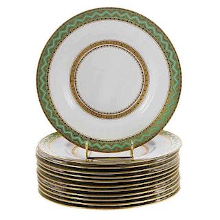 12 Tiffany & Co. Minton's Porcelain Plates