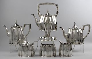 6-PIECE STERLING SILVER TEA AND COFFEE SET