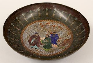 18TH C. CHINESE CLOISONNE BOWL