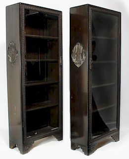 PAIR OF CHINESE DISPLAY CABINETS