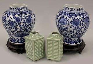 (on 4) GROUP OF CHINESE PORCELAIN