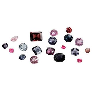 Box of Assorted Loose Spinel Gemstones