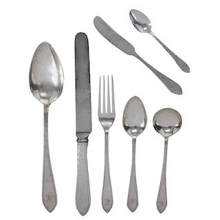 86 Pieces Tiffany Sterling Flatware