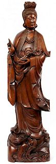 CARVED SCULPTURE OF QUAN YIN
