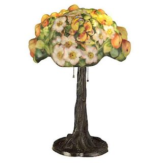 Pairpoint Puffy Apple Blossom Lamp