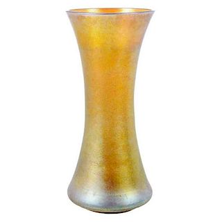 Tall Steuben Aurene Vase