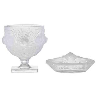 Two Lalique Table Top Items